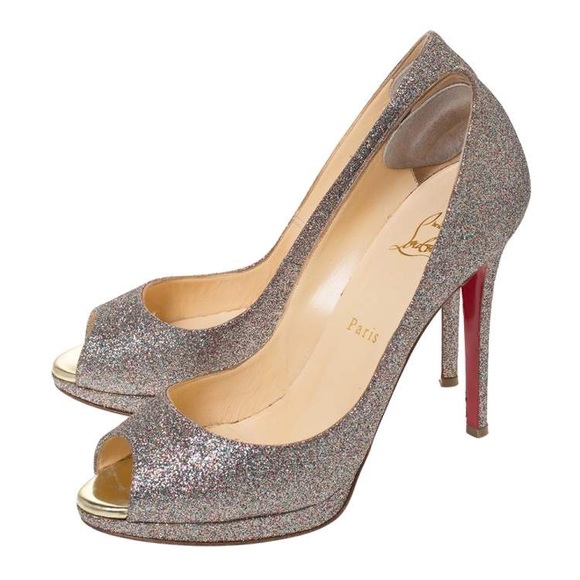 Christian Louboutin Shoes - TODAY ONLY!!!  Christian Louboutin Yolanda 100 Glitter Pump